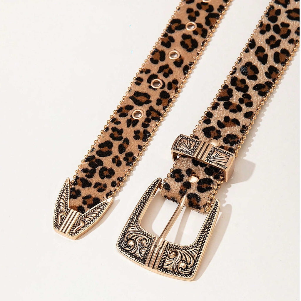 Ceinture American Retro Leopard